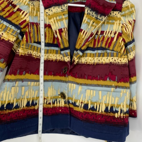 Pendleton Women's Size 14
Blazer Ikat Tribal Multi colored A-line Cotton Blend - Picture 5 of 7